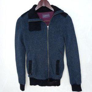 Zadig Voltaire Alpaca Wool High Neck Zip Sweater (S)